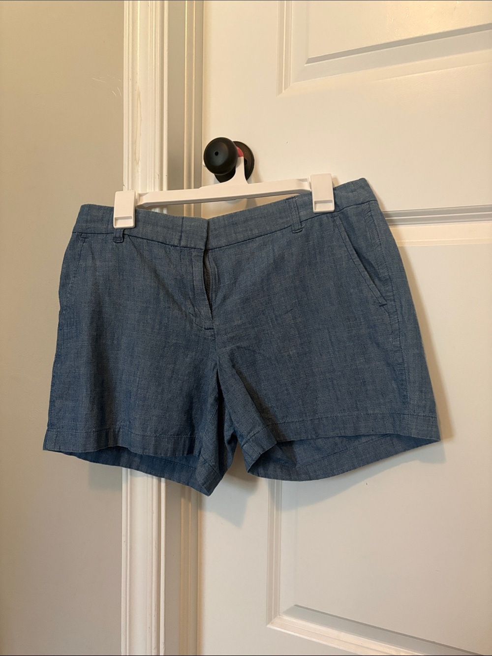 Women's J. Crew Chambray Shorts - Blue